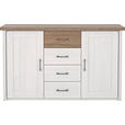 SIDEBOARD  in 150/90/42 cm  - Eichefarben/Weiß, LIFESTYLE, Holzwerkstoff/Metall (150/90/42cm) - Carryhome