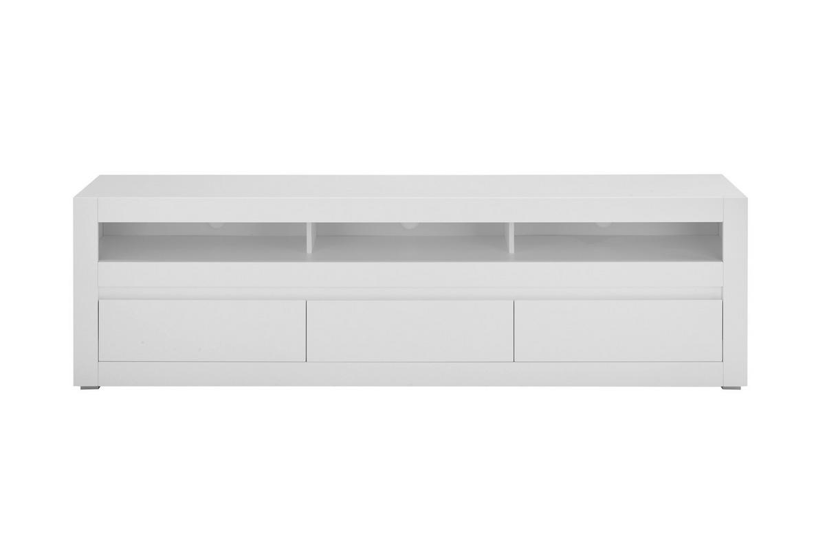 LOWBOARD  217/63/42 cm 3 Schublade(n) Typenauswahl, stehend  - Eichefarben/Weiß, Design, Holzwerkstoff (217/63/42cm) - MID.YOU