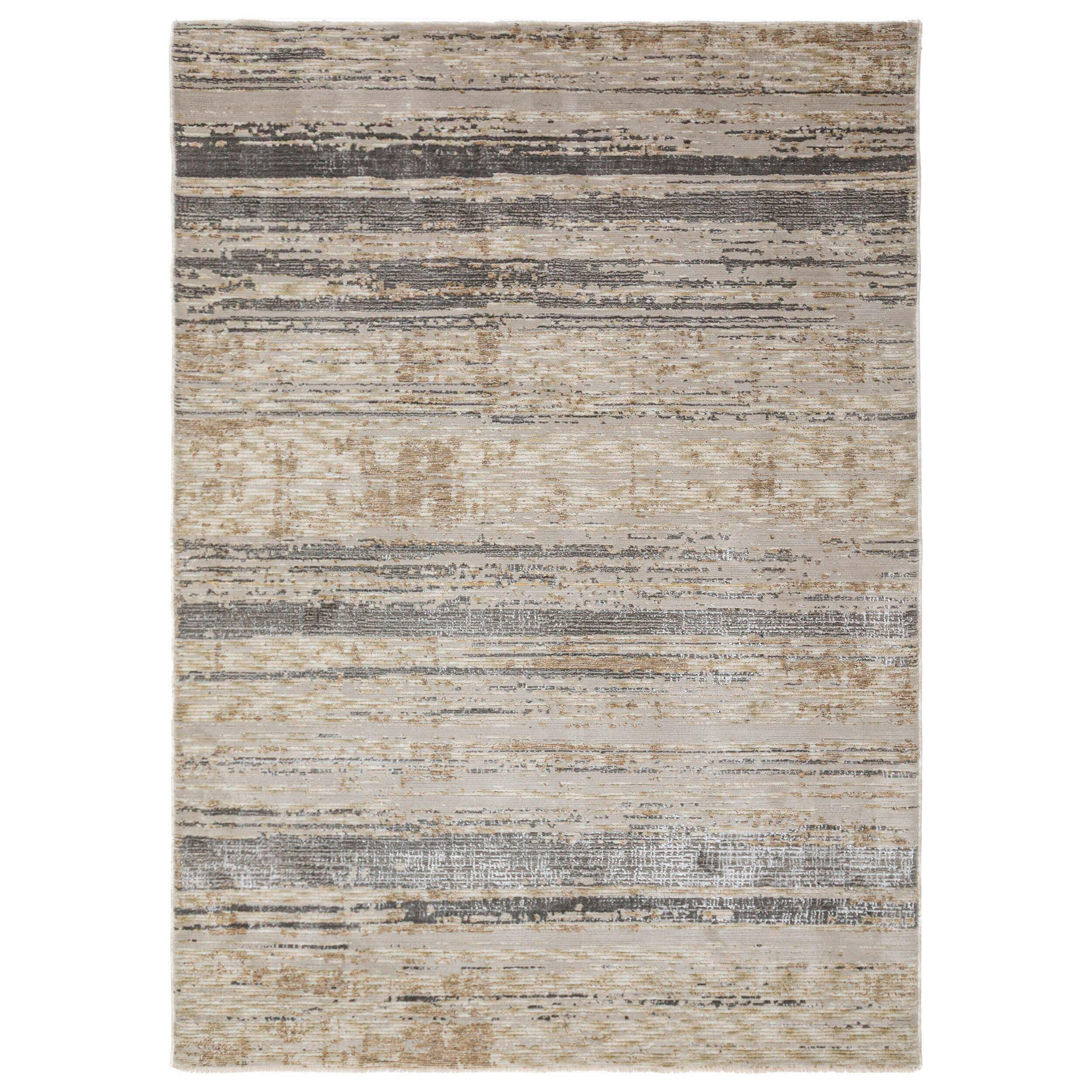 WEBTEPPICH  Wohnzimmer 160/230 cm Marea Abstract Beige rechteckig  - Beige, Basics, Kunststoff/Textil (160/230cm) - Flair Rugs