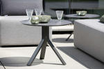 GARTENBEISTELLTISCH 60/60/48 cm Metall, Kunststoff  - Anthrazit/Grau, Design, Kunststoff/Metall (60/60/48cm) - Stern