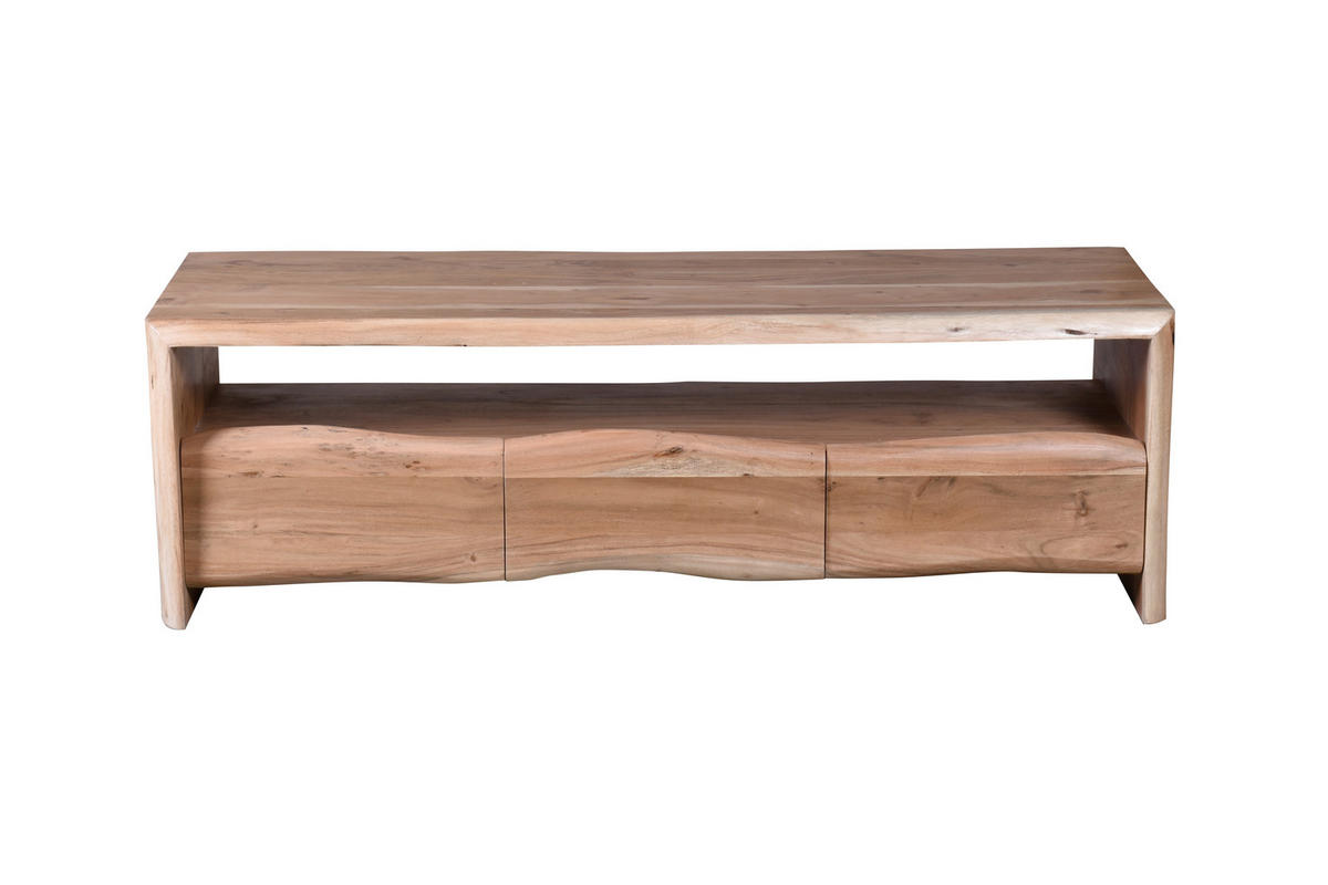 LOWBOARD  146/46/50 cm 3 Schublade(n)  - Naturfarben, Design, Holz (146/46/50cm) - MID.YOU