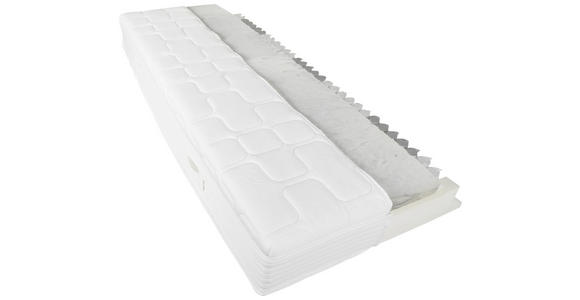 BOXSPRINGMATRATZE inkl. Topper ROYAL PLUS TOP Höhe ca. - Weiß, Basics, Textil (80/200cm) - Xora