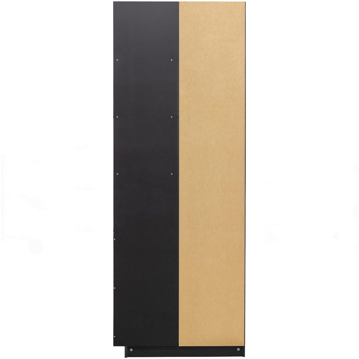 MEHRZWECKSCHRANK 78/210/40 cm  in Schwarz  - Schwarz, Design, Holz (78/210/40cm) - Livetastic