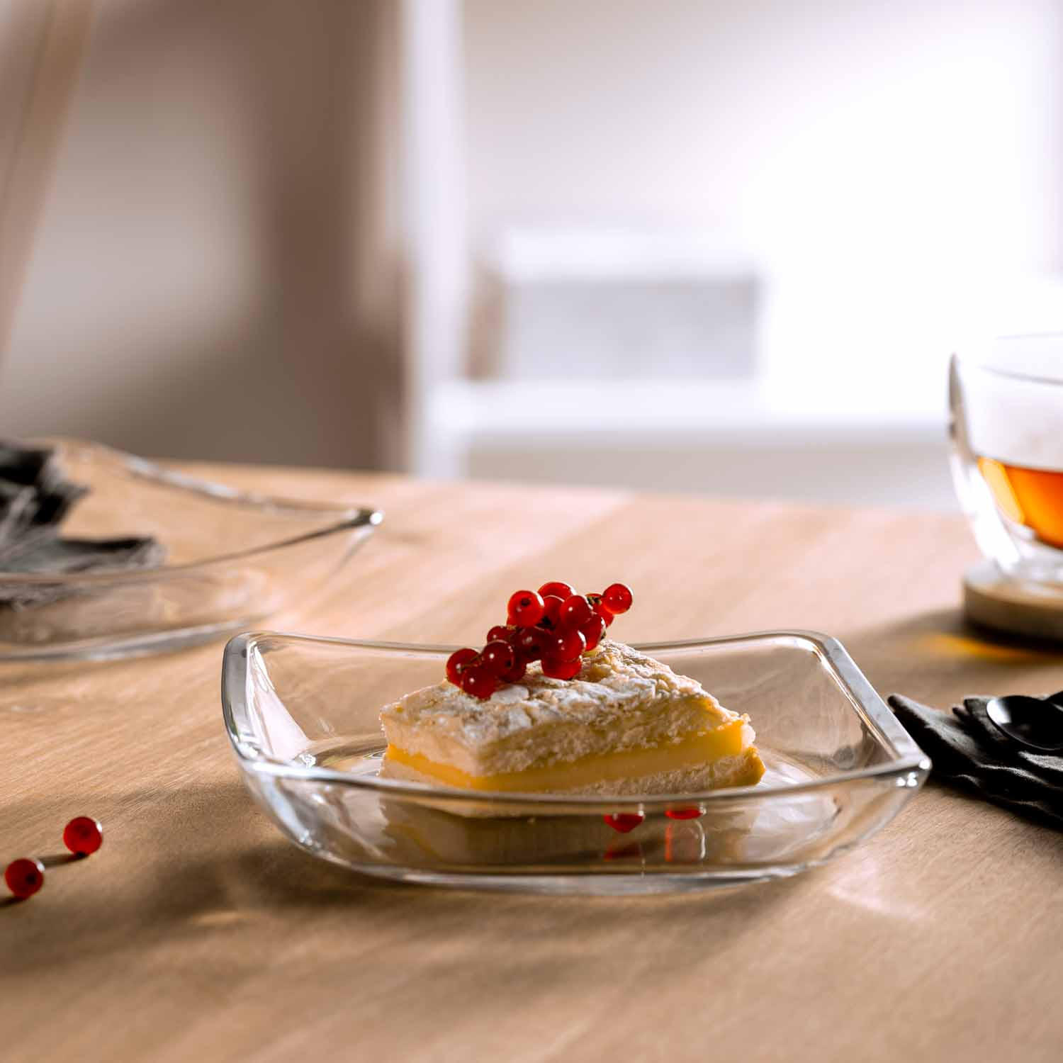 TELLERSET Piazza 4-teilig  - Klar, Design, Glas (20/4/20cm) - Leonardo