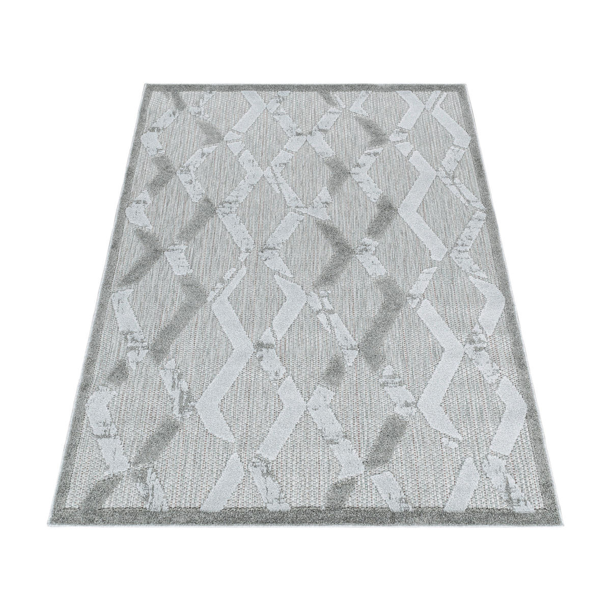 FLACHWEBETEPPICH 200/290 cm Bahama Grau  - Grau, Design, Textil (200/290cm) - Novel
