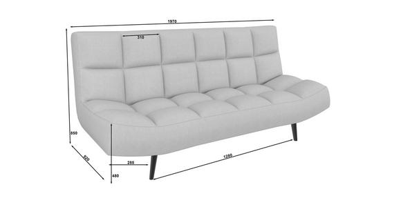 SCHLAFSOFA  in Mikrofaser Beige  - Beige/Schwarz, KONVENTIONELL, Holz/Textil (197/85/92cm) - Carryhome