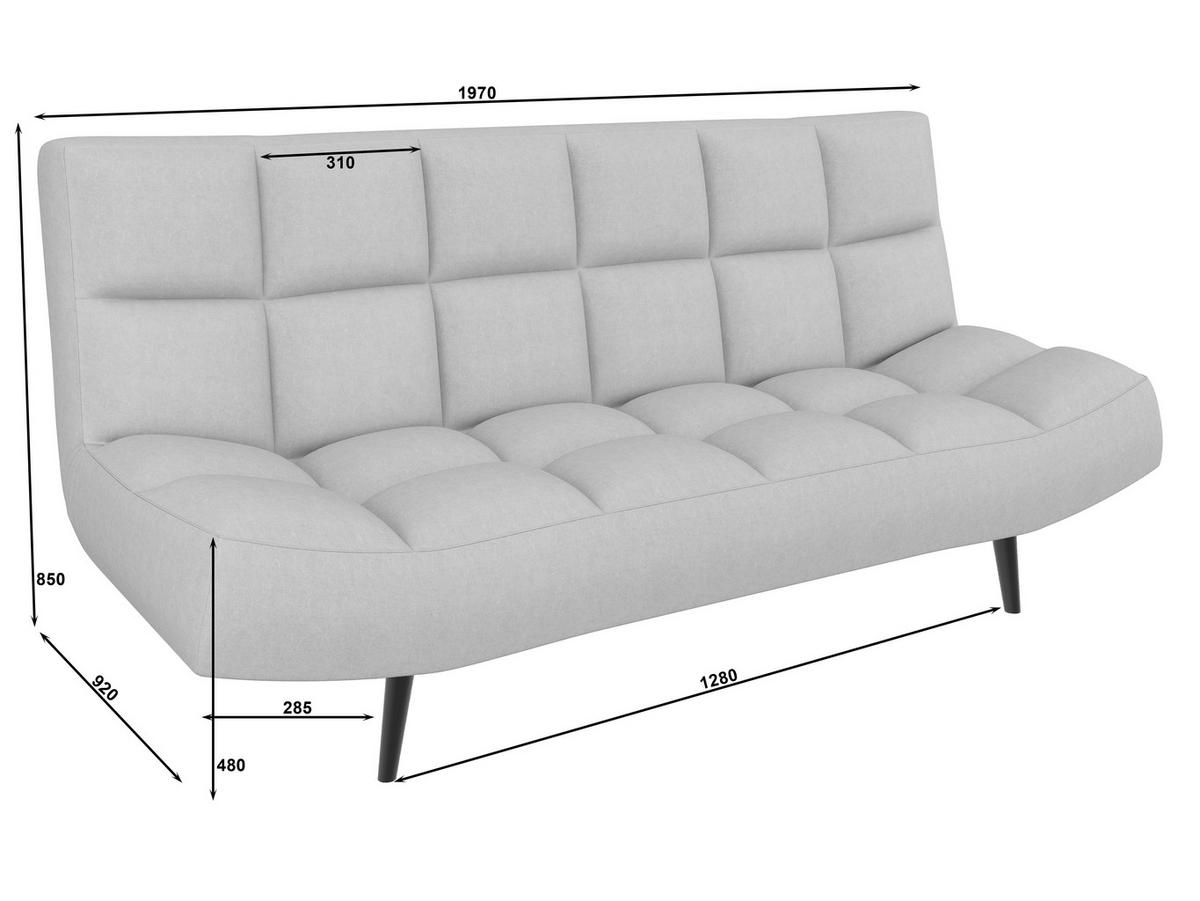 SCHLAFSOFA  in Mikrofaser Grau  - Schwarz/Grau, KONVENTIONELL, Holz/Textil (197/85/92cm) - Carryhome