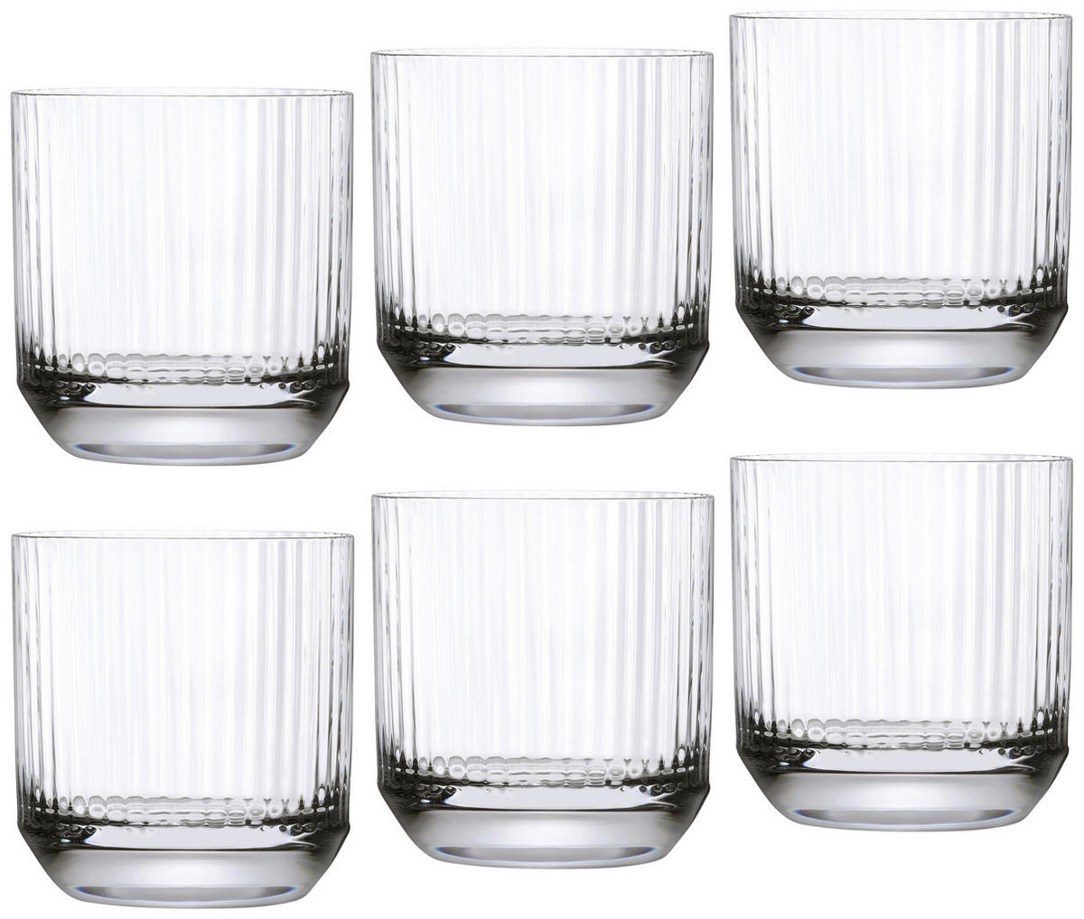 WHISKY-GLÄSERSET 320 ml 6-teilig  - Transparent, Trend, Glas (320ml) - Mäser