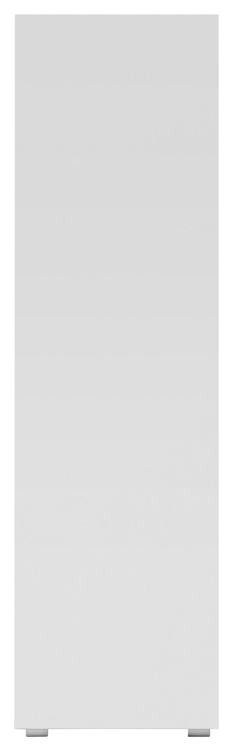 REGALELEMENT Weiß  - Silberfarben/Weiß, KONVENTIONELL, Holzwerkstoff (85/131/37cm) - MID.YOU