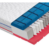 TAŠTIČKOVÁ MATRACE, 90/200 cm - bílá, Basics, textil (90/200cm) - Dieter Knoll