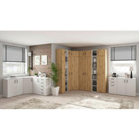 KOMODA  120/83/40 cm  bela  - bela/crna, Moderno, pločasti materijal/plastika (120/83/40cm) - Carryhome