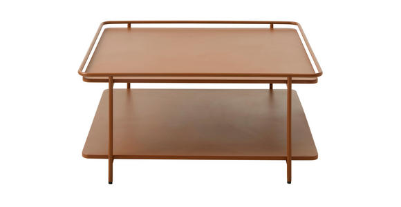 COUCHTISCH - Terracotta, Basics, Metall (75/75/34,3cm) - Xora