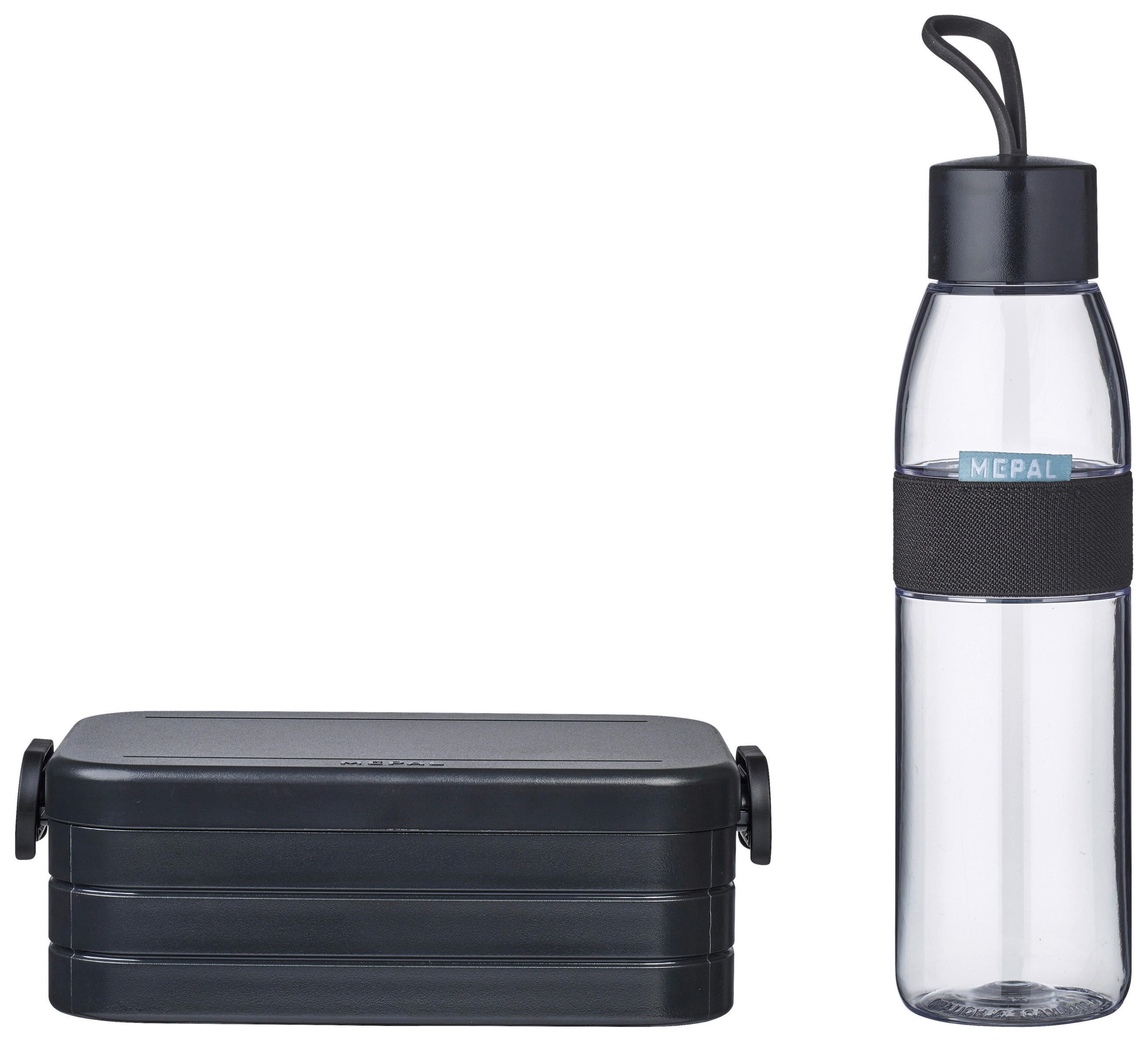 PAUSENSET - Schwarz, Trend, Kunststoff (24/19,3/6,5cm) - Mepal