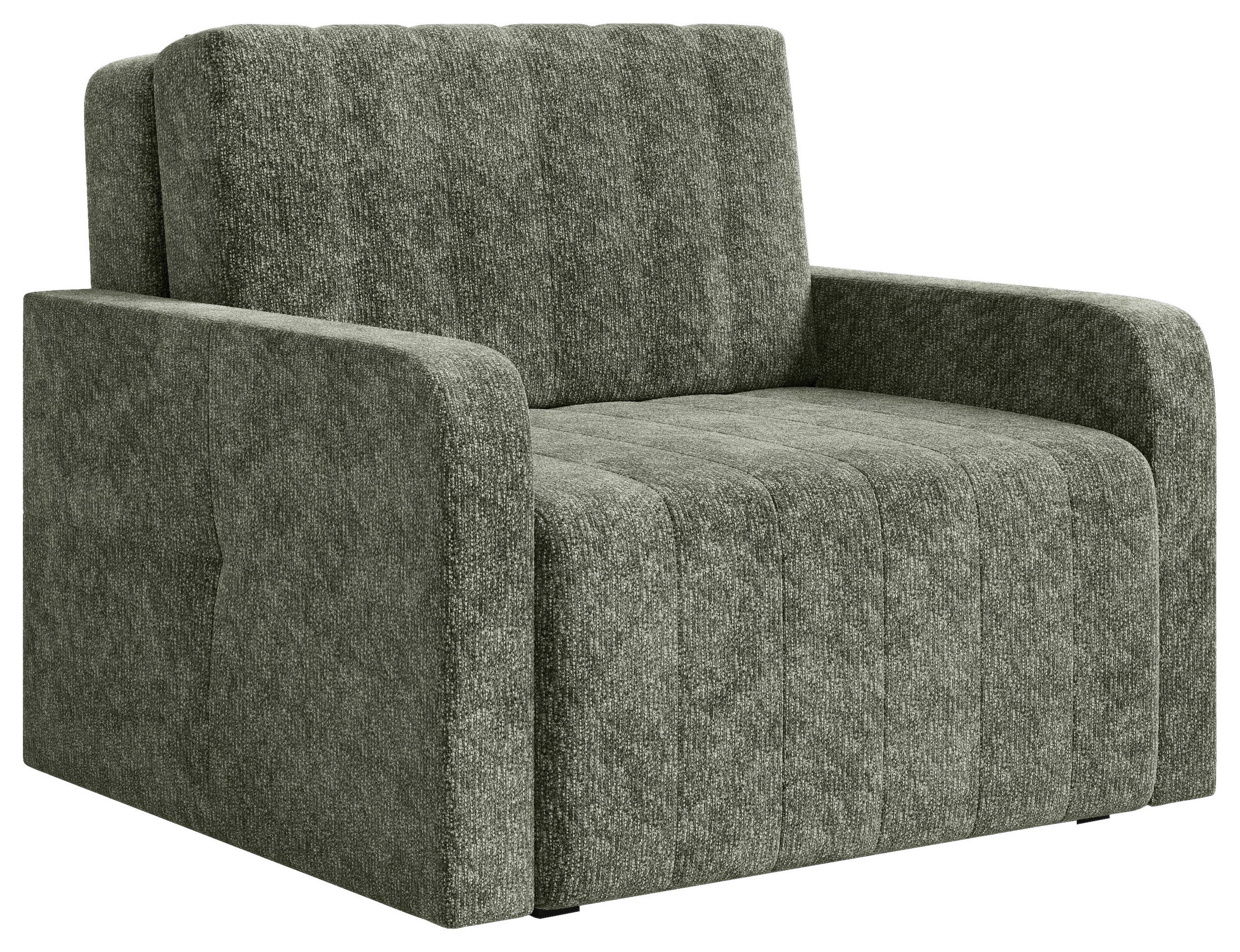Milino Schlafsessel Dunkelgrün 101x87x101 cm