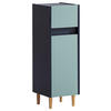 UNTERSCHRANK 30,2/90,3/33 cm   - Eschefarben/Dunkelblau, MODERN, Holz/Holzwerkstoff (30,2/90,3/33cm) - MID.YOU