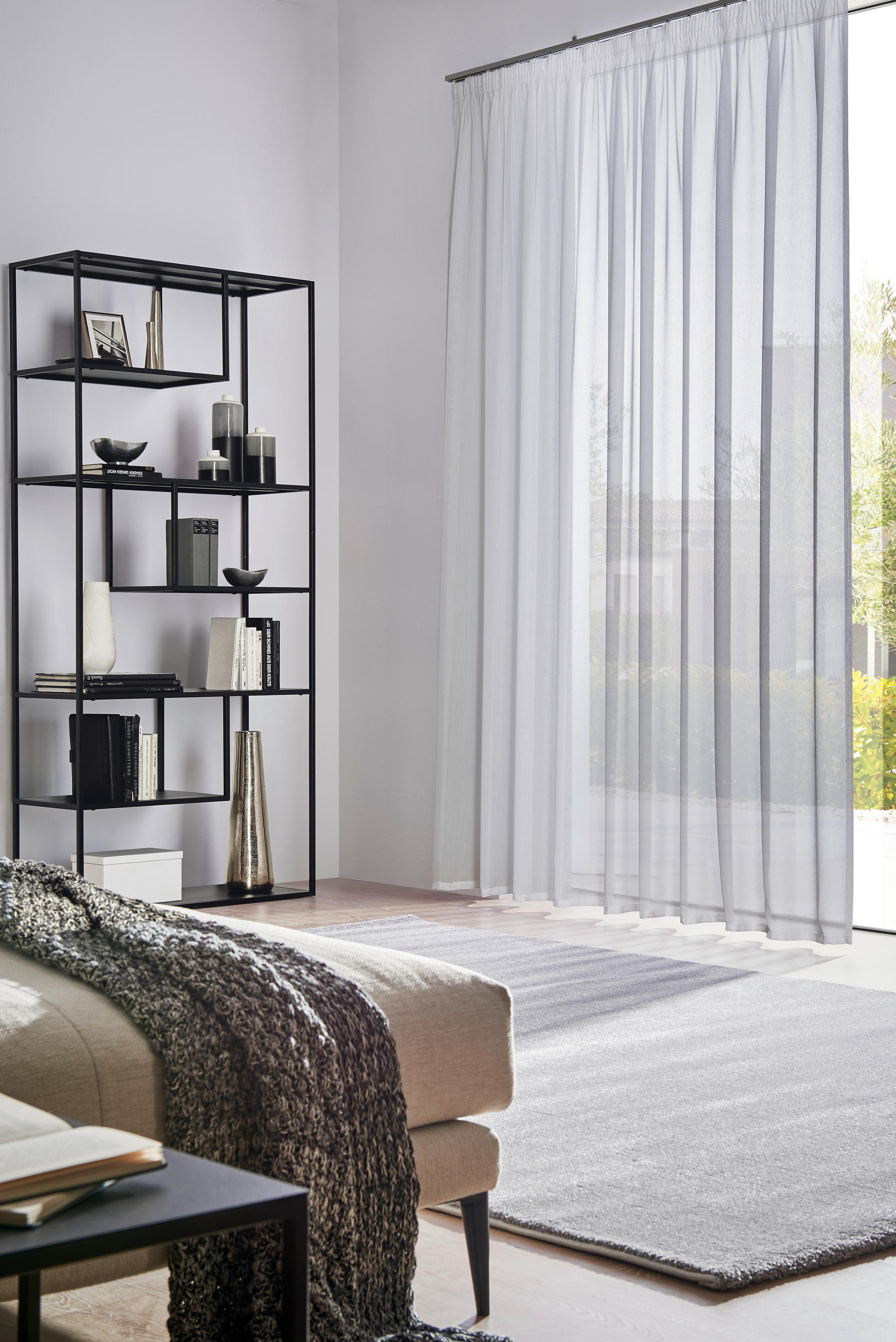 FERTIGSTORE  transparent  300/245 cm   - Weiß, Basics, Textil (300/245cm) - Esposa