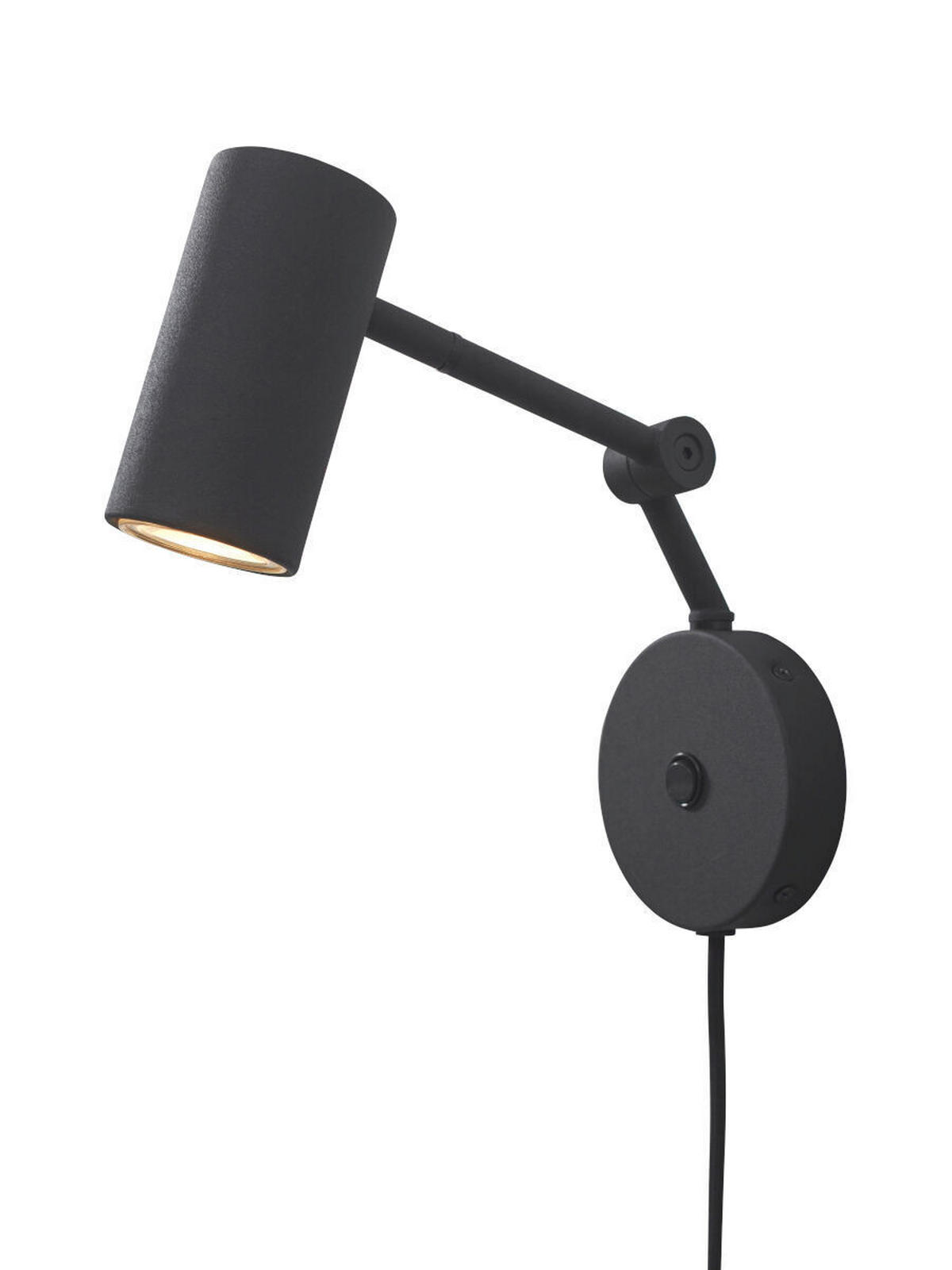 VÄGGLAMPA it's about RoMi 21,6/10,5/18 cm   - svart, Trend, metall (21,6/10,5/18cm) - It's about Romi