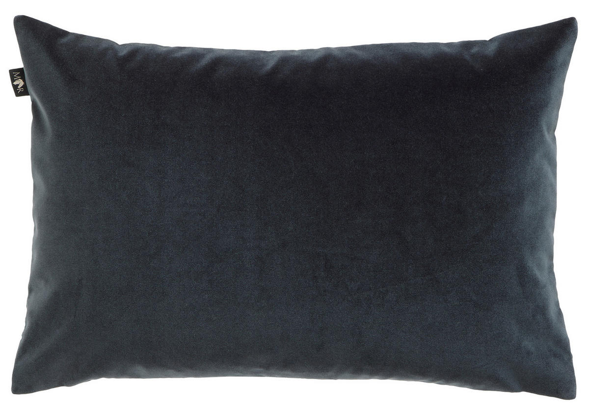 KISSENHÜLLE Marcel.Remus.Design- Valdemossa schwarz 40/60 cm  - Schwarz, Design, Textil (40/60cm)
