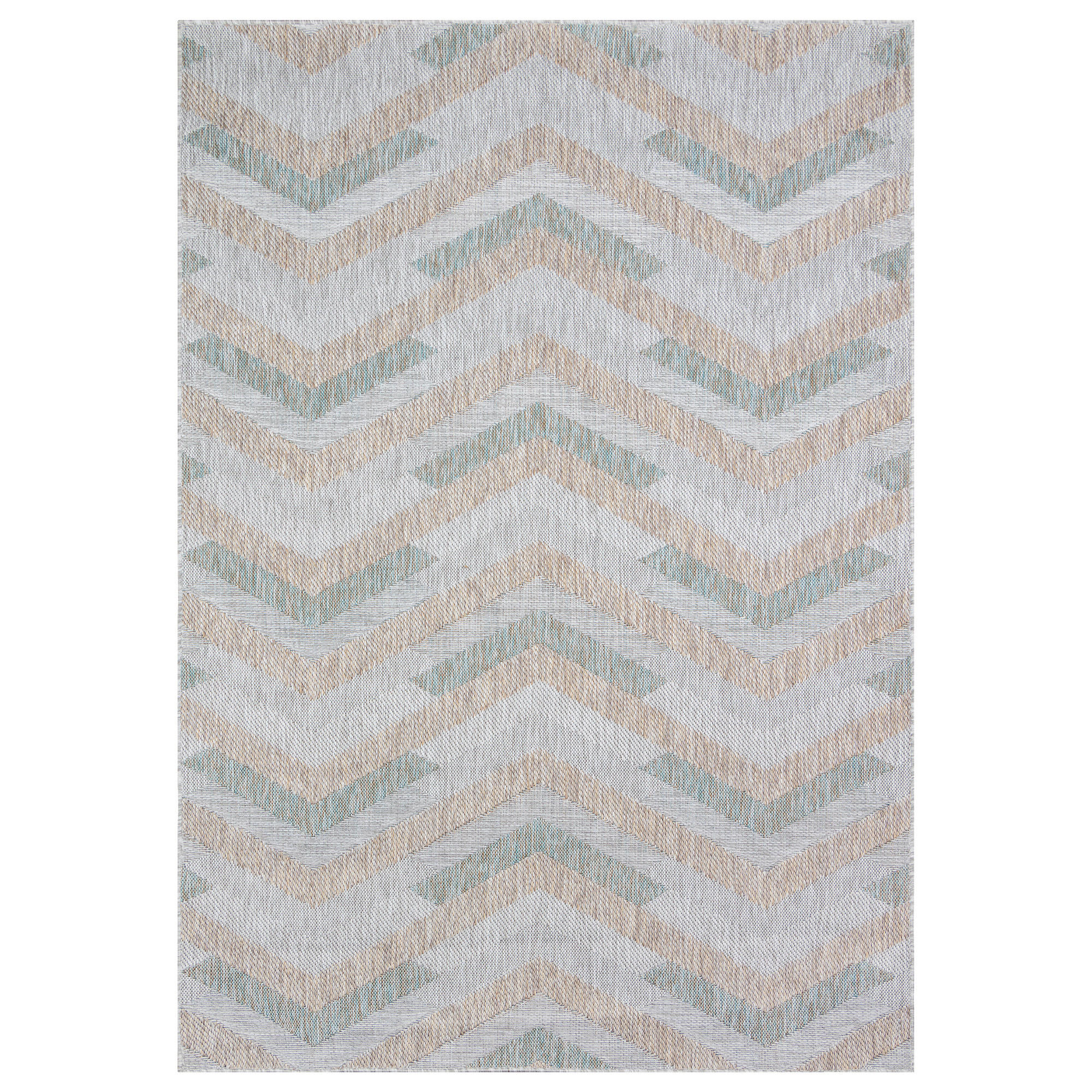 OUTDOORTEPPICH 80/150 cm Melissa Grau, Beige  - Beige/Grau, KONVENTIONELL, Textil (80/150cm) - Novel
