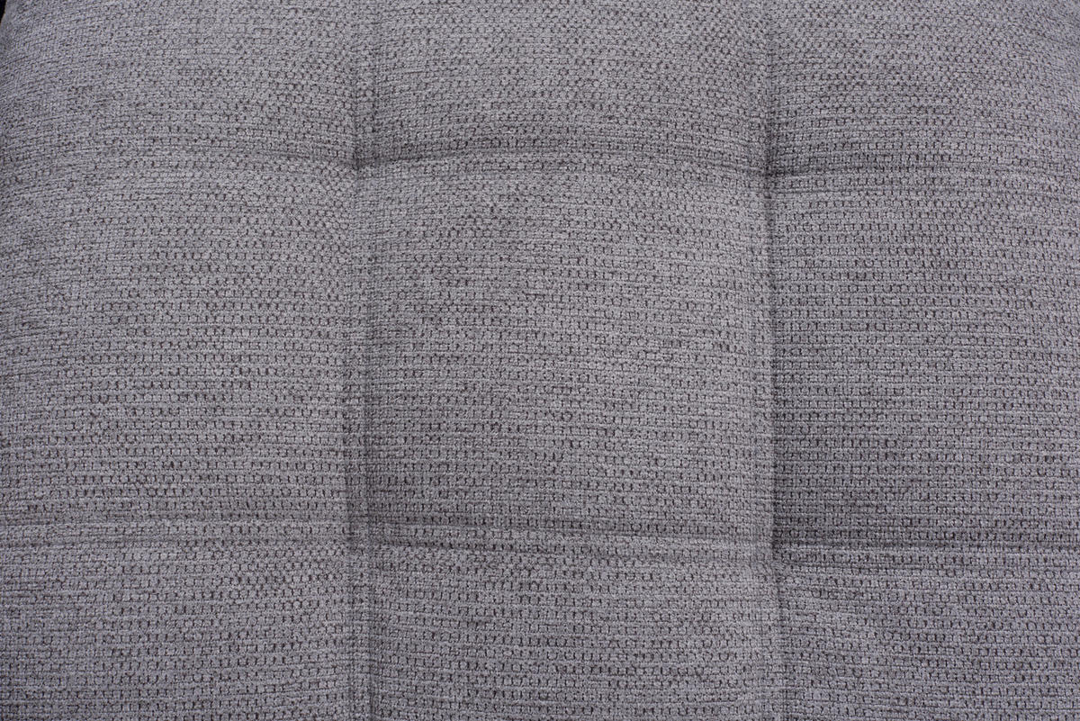 ECKSOFA Dunkelbraun Chenille  - Chromfarben/Dunkelbraun, KONVENTIONELL, Kunststoff/Textil (260/205cm) - Carryhome