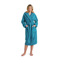 BADEMANTEL XS Unisex  - Türkis, Basics, Textil (XSnull) - Moeve