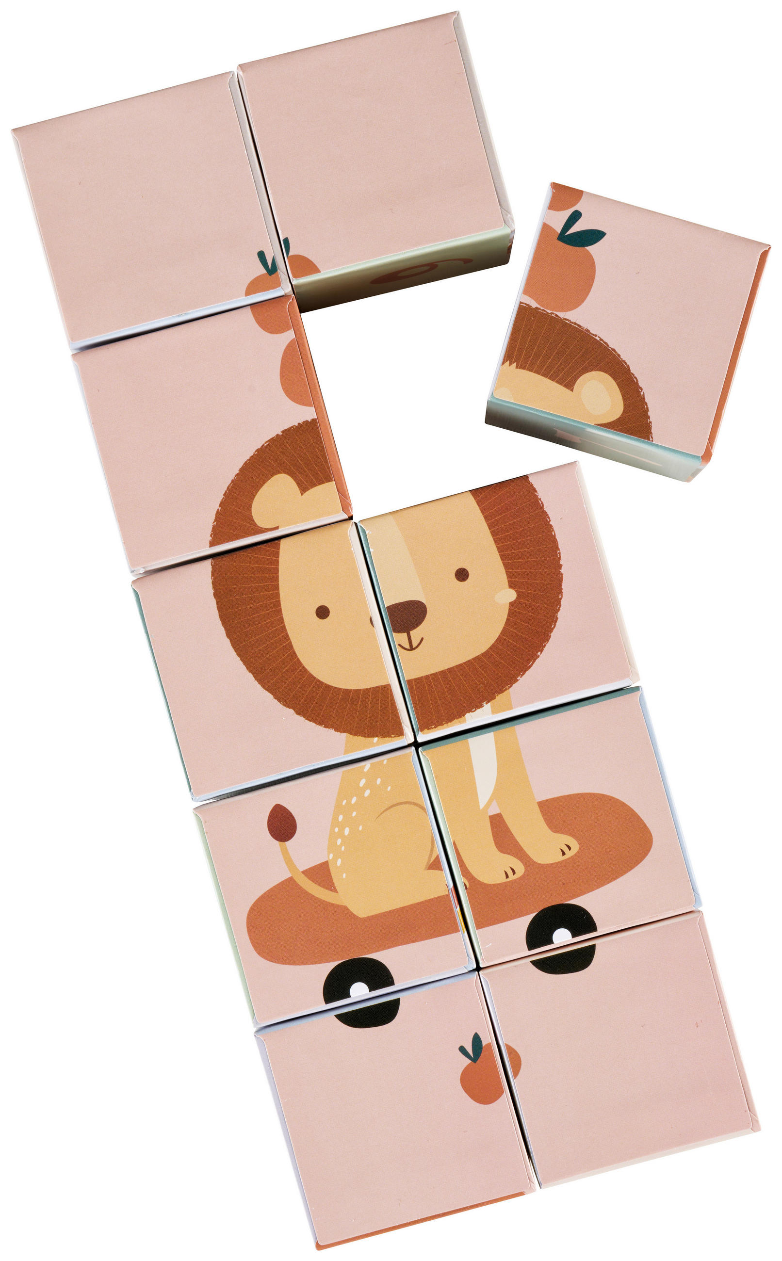 PUZZLE - viacfarebná, Basics, papier - My Baby Lou