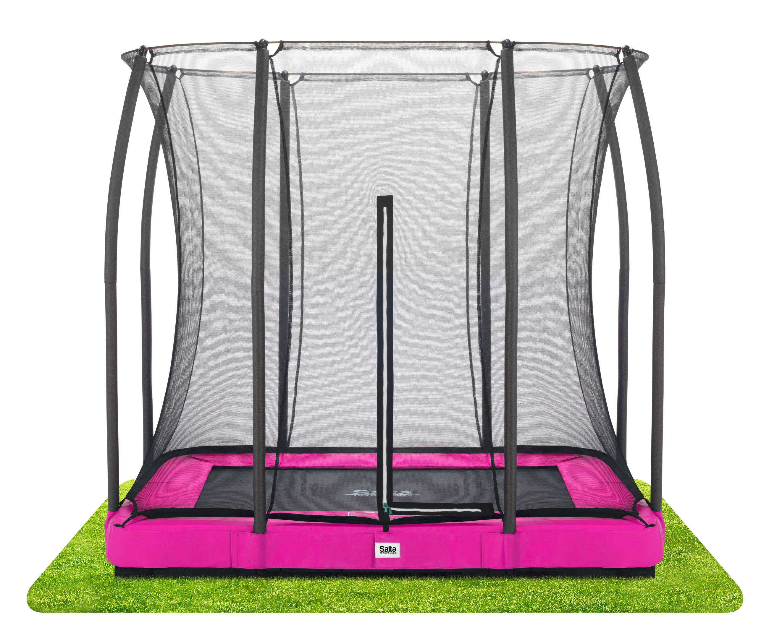 Trampolin Salta Comfort Ground Salta Comfort Edition Ground  - Pink, Basics, Metall (214/153cm) - Salta