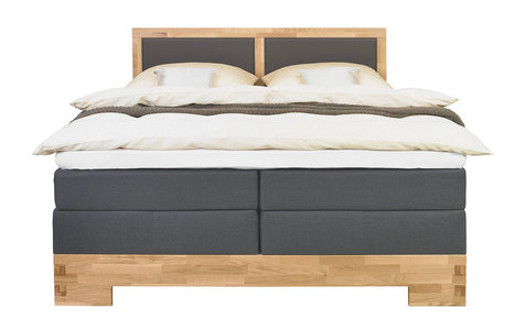 Boxspringbett 160 200 Cm In Braun Eichefarben Online Kaufen
