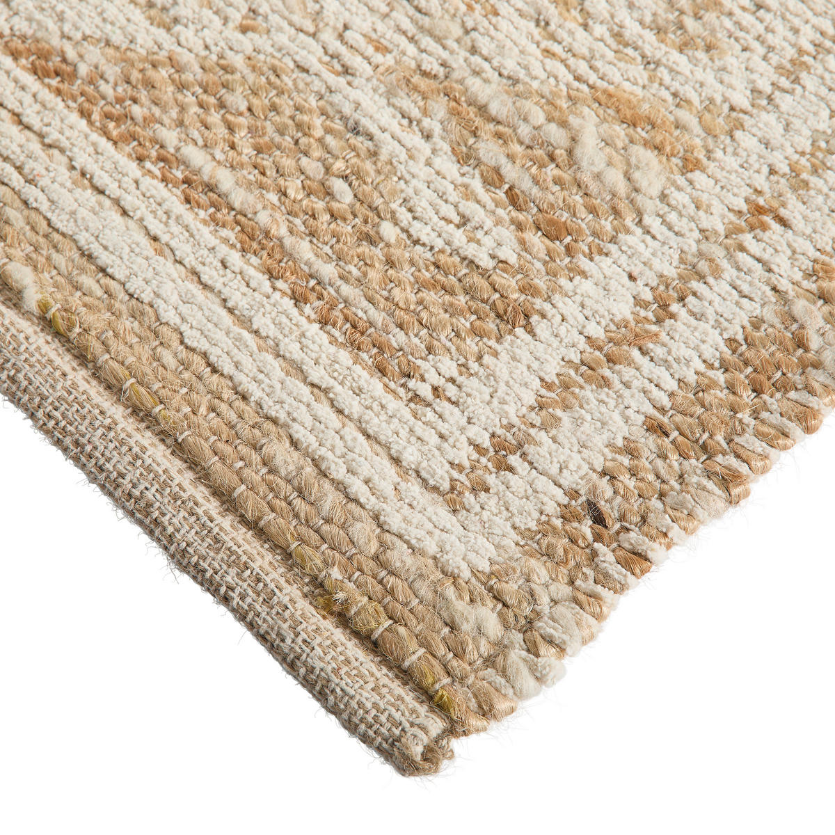 JUTETEPPICH 130/190 cm Creme, Beige rechteckig  - Beige/Creme, Natur, Textil (130/190cm) - Linea Natura