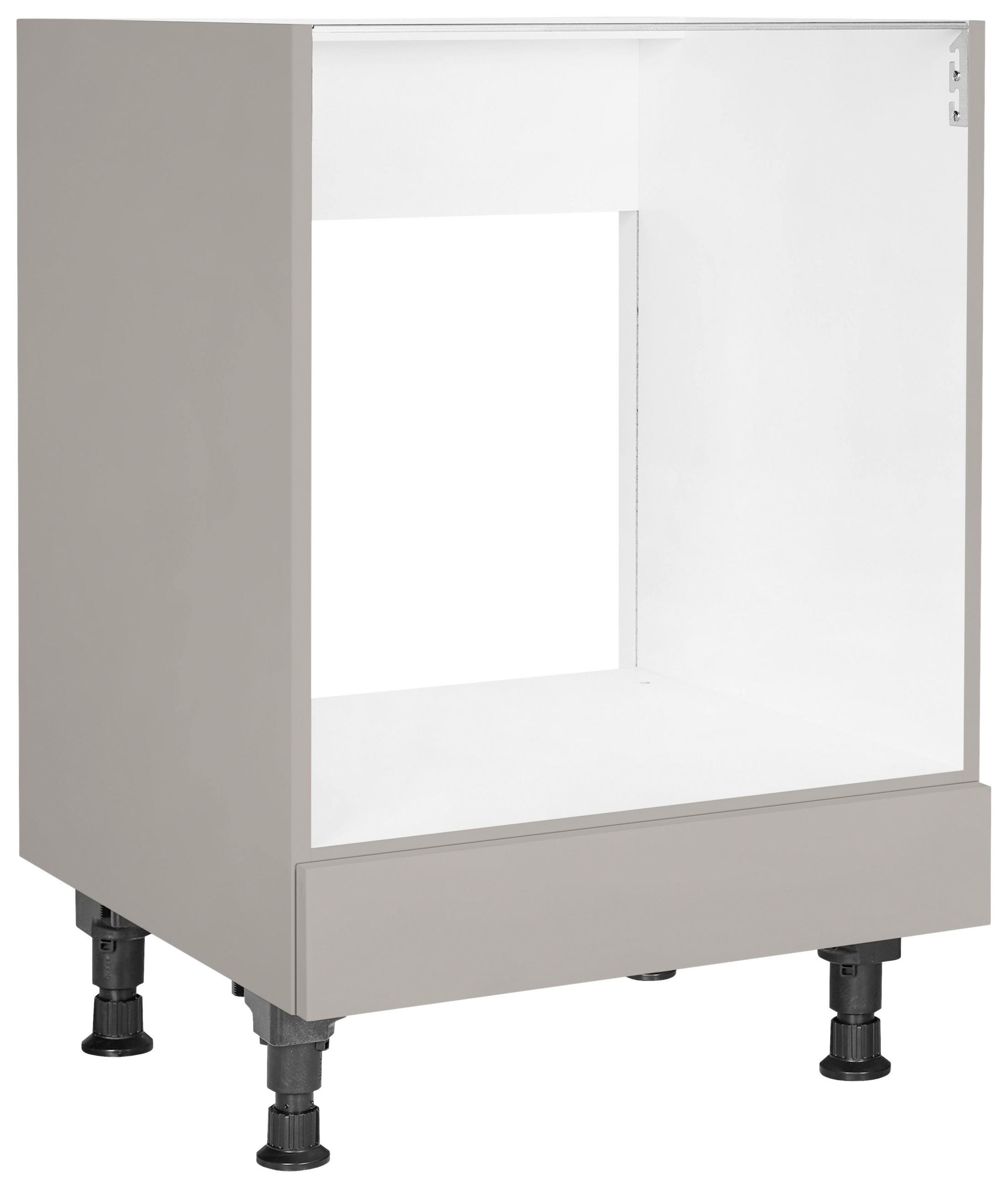 HERDUMBAUSCHRANK 60/87/56 cm  in Grau  - Grau, MODERN, Holzwerkstoff (60/87/56cm) - Nobilia