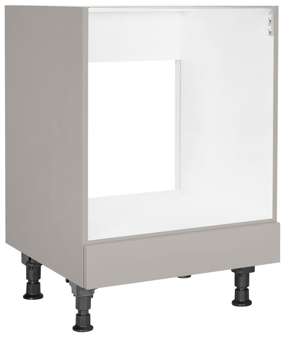 HERDUMBAUSCHRANK 60/87/56 cm  in Grau  - Grau, MODERN, Holzwerkstoff (60/87/56cm) - Nobilia