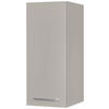 KÜCHENOBERSCHRANK 30/72/35 cm  in Grau  - Edelstahlfarben/Grau, MODERN, Holzwerkstoff/Metall (30/72/35cm) - Nobilia