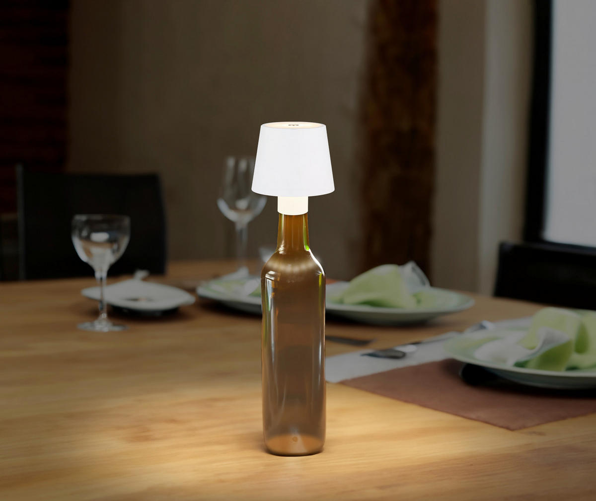 STOLNÍ LAMPA NA BATERIE 10,6/10,6/13 cm - Konvenční (10,6/10,6/13cm) - Globo