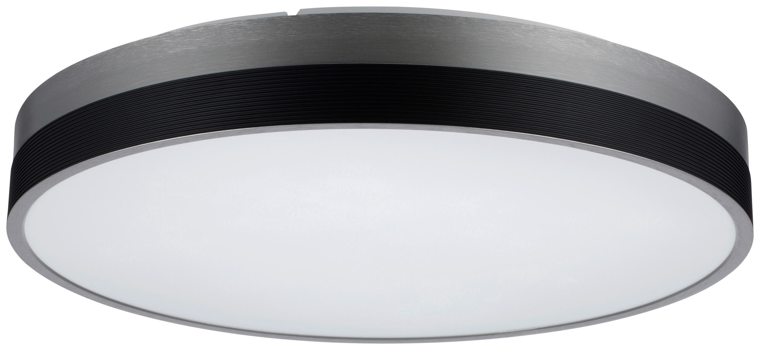 STROPNÉ LED SVIETIDLO, 50/8,8 cm  - čierna, Lifestyle, kov/plast (50/8,8cm) - Dieter Knoll