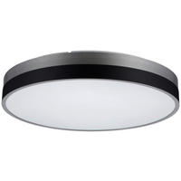 STROPNÉ LED SVIETIDLO, 50/8,8 cm  - čierna, Lifestyle, kov/plast (50/8,8cm) - Dieter Knoll
