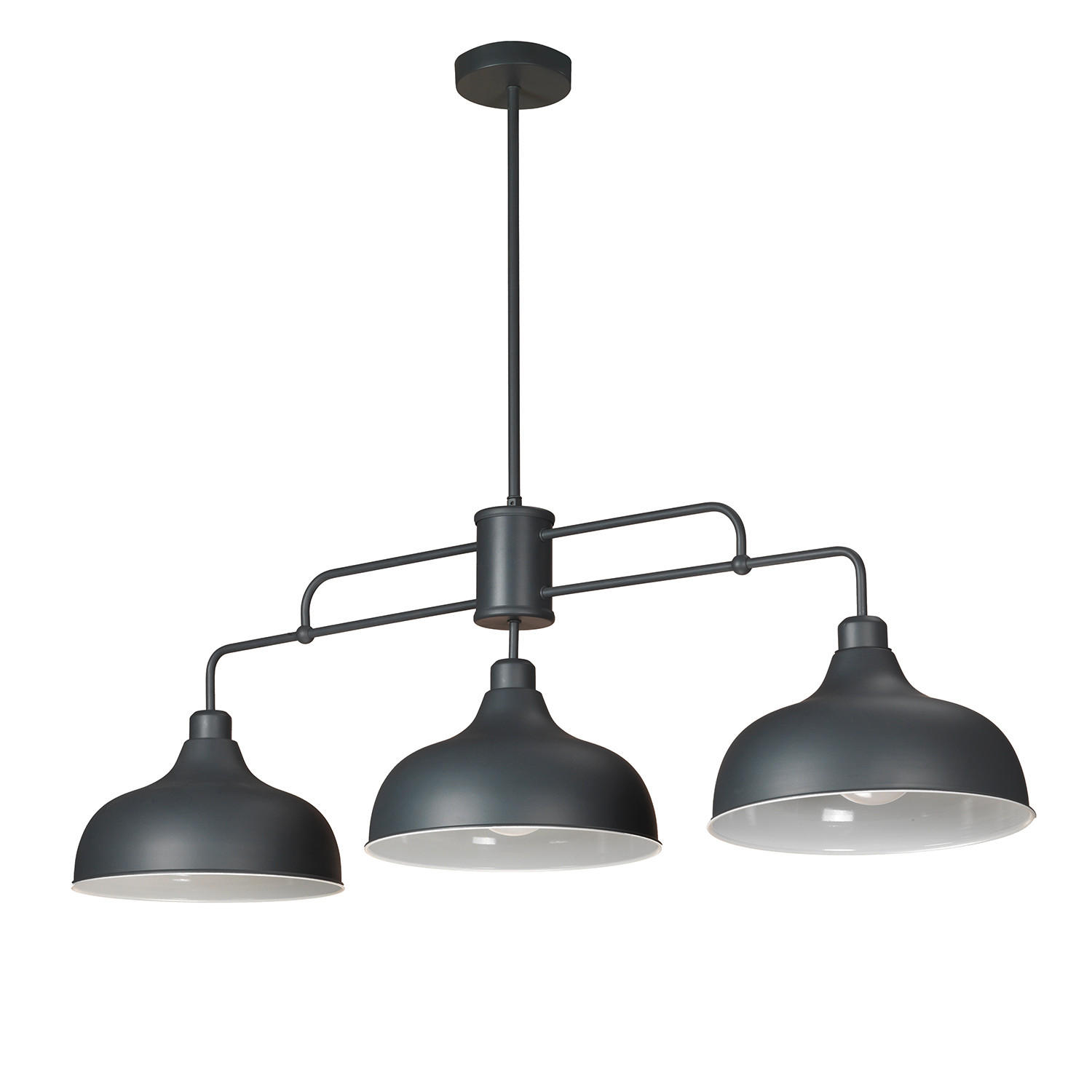 HÄNGELEUCHTE 106/83/45 cm   - Grau, KONVENTIONELL, Metall (106/83/45cm)