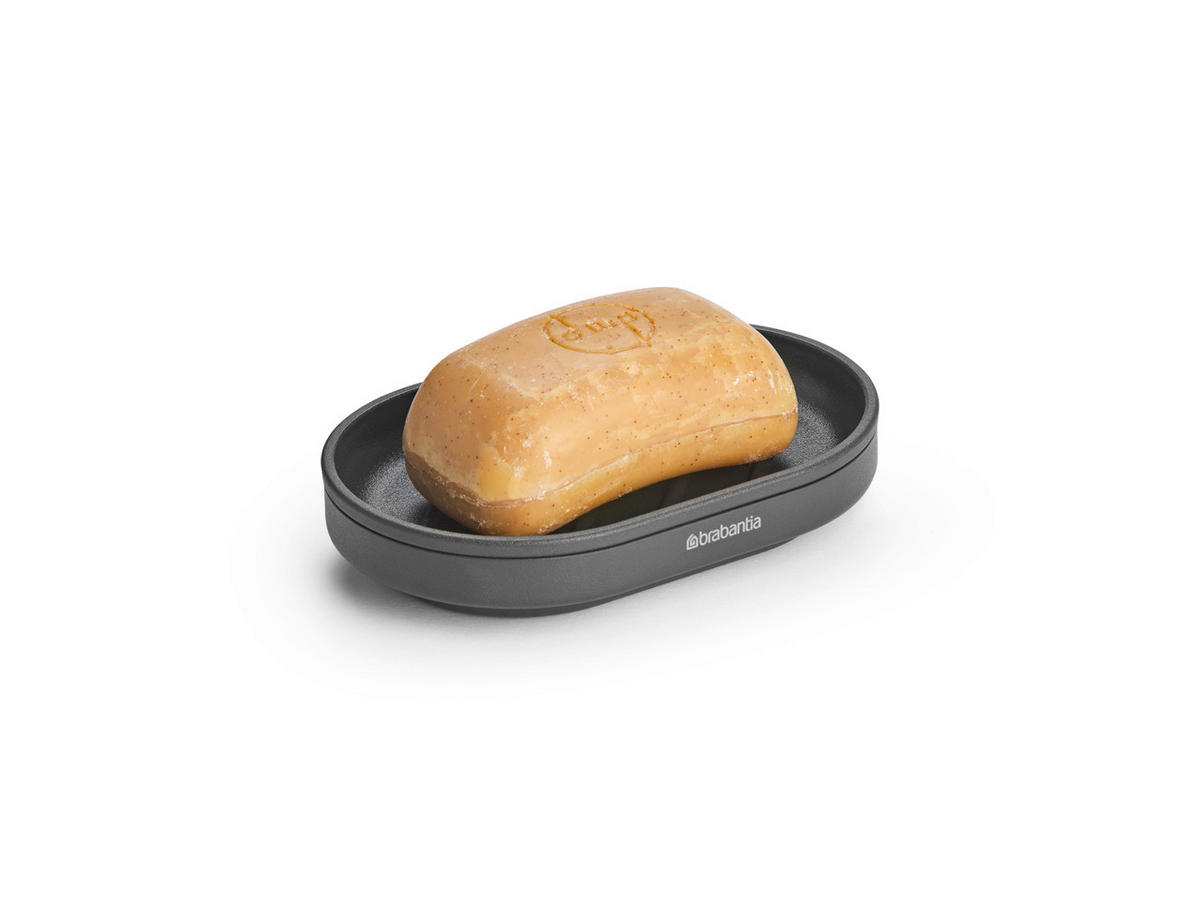 POSUDA ZA SAPUN  siva  metal  MINDSET  - siva, Basics, metal (12.1/2.4/8.1cm) - Brabantia