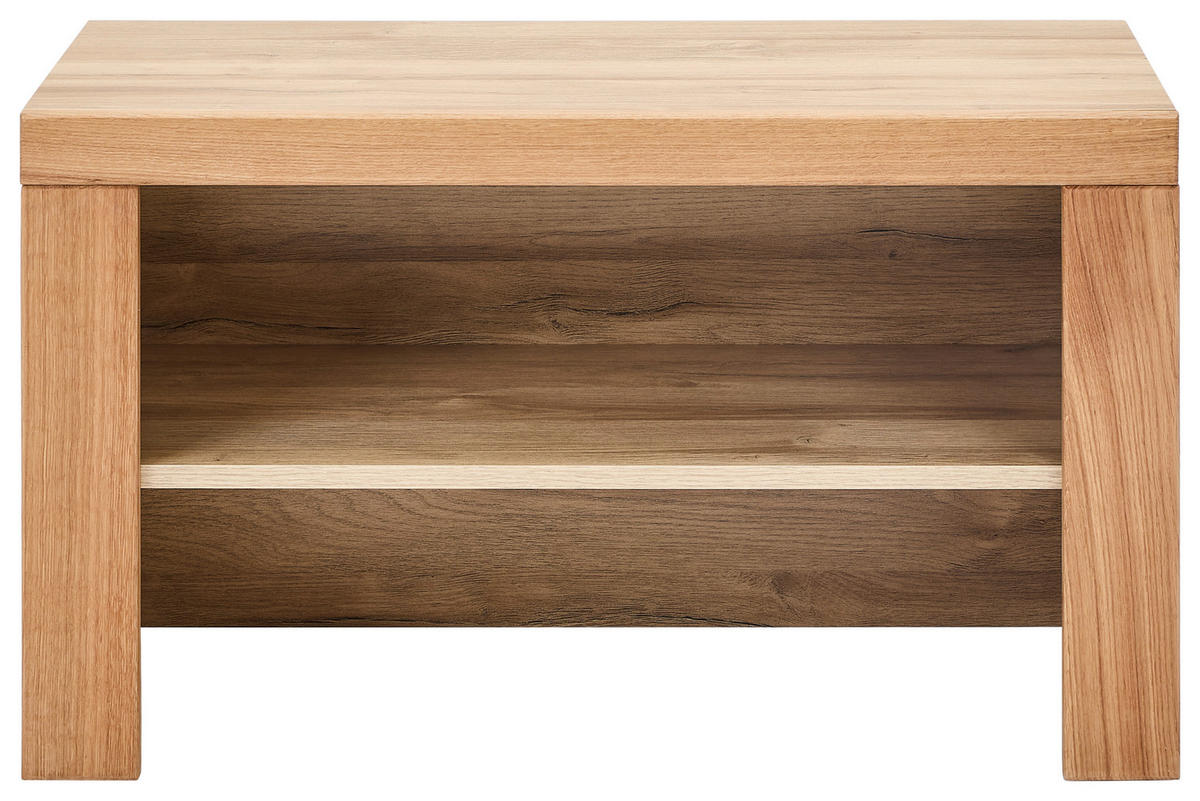 GARDEROBENBANK  in 80/46,7/40 cm  - Eichefarben, KONVENTIONELL, Holz (80/46,7/40cm) - Carryhome