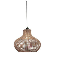 HÄNGELEUCHTE GOOD&MOJO  42/42/35 cm   - Naturfarben, Trend (42/42/35cm) - Good & Mojo