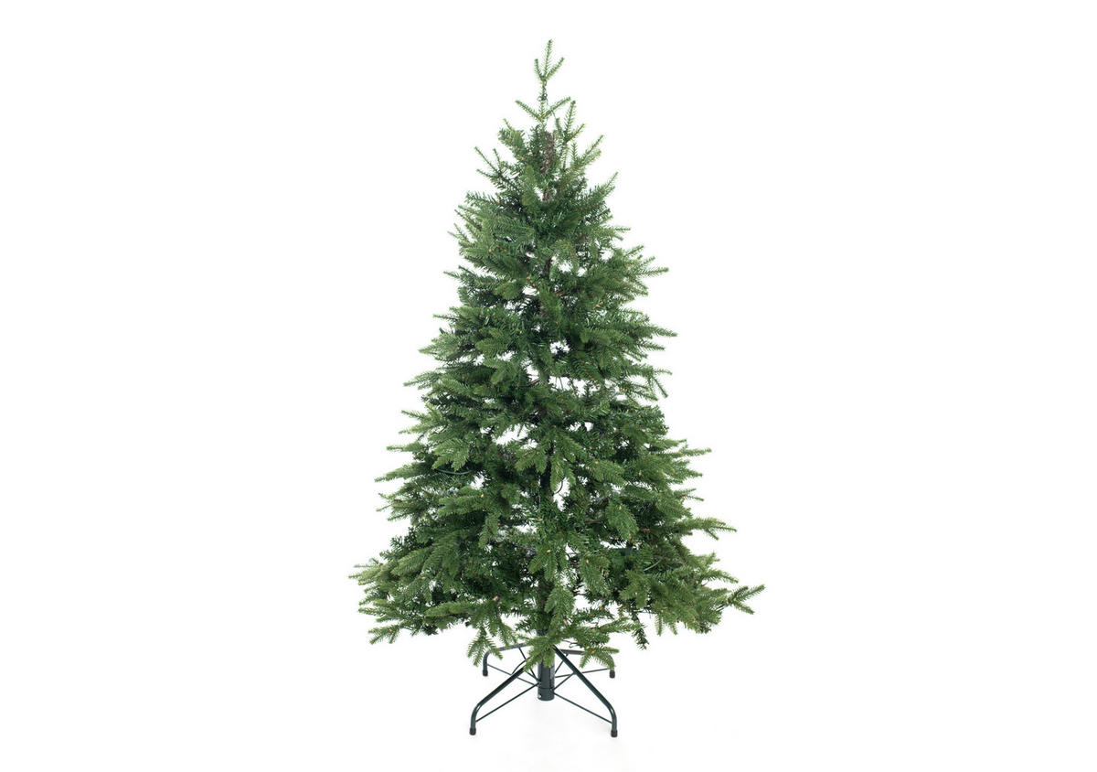 WEIHNACHTSBAUM 150 cm  - Waldgrün, Basics, Kunststoff/Metall (104/150cm)