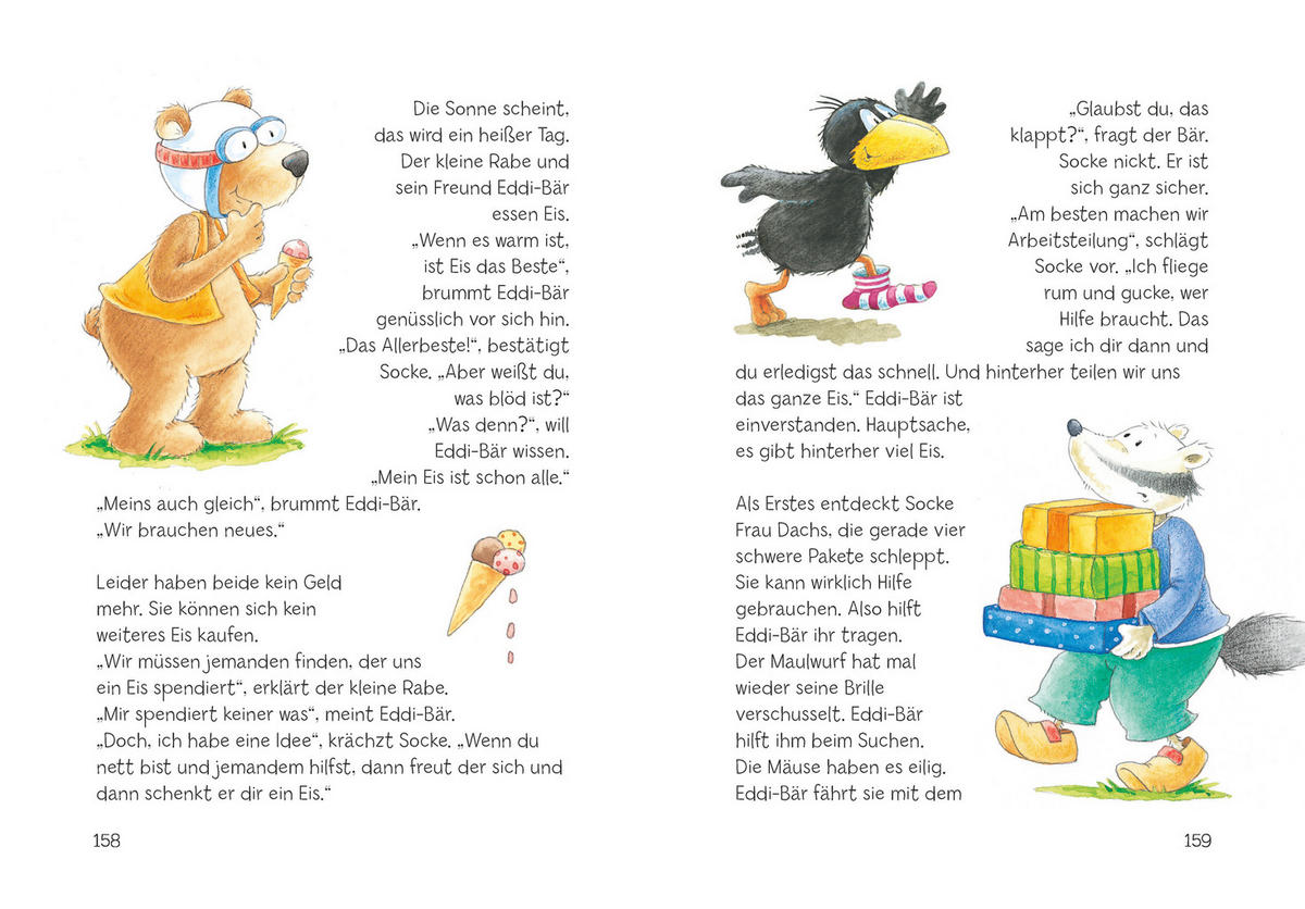 BUCH Rabe Socke: Noch eine Geschichte, bitte-danke!  - Multicolor, Basics, Papier (20,2/27,9/2,6cm)