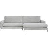 ECKSOFA in Cord Grau  272/190 cm  - Grau, Design, Textil (272/190cm) - Lomoco