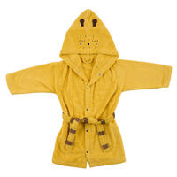 DETSKÝ ŽUPAN S KAPUCŇOU - žltá, Trend, textil (86/92null) - Patinio