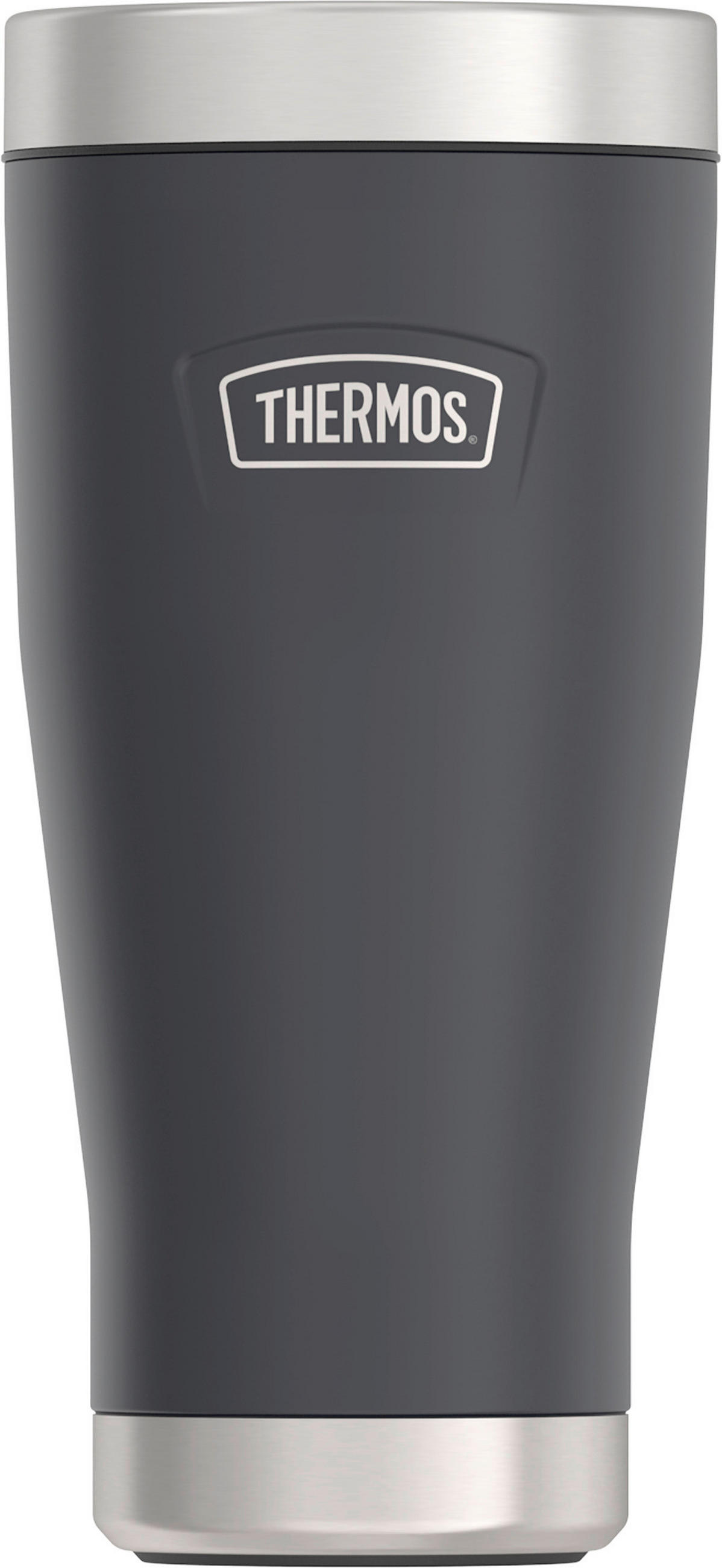 THERMOBECHER ICON 0,47 L  - Dunkelgrau, Basics, Metall (0.47l) - Thermos