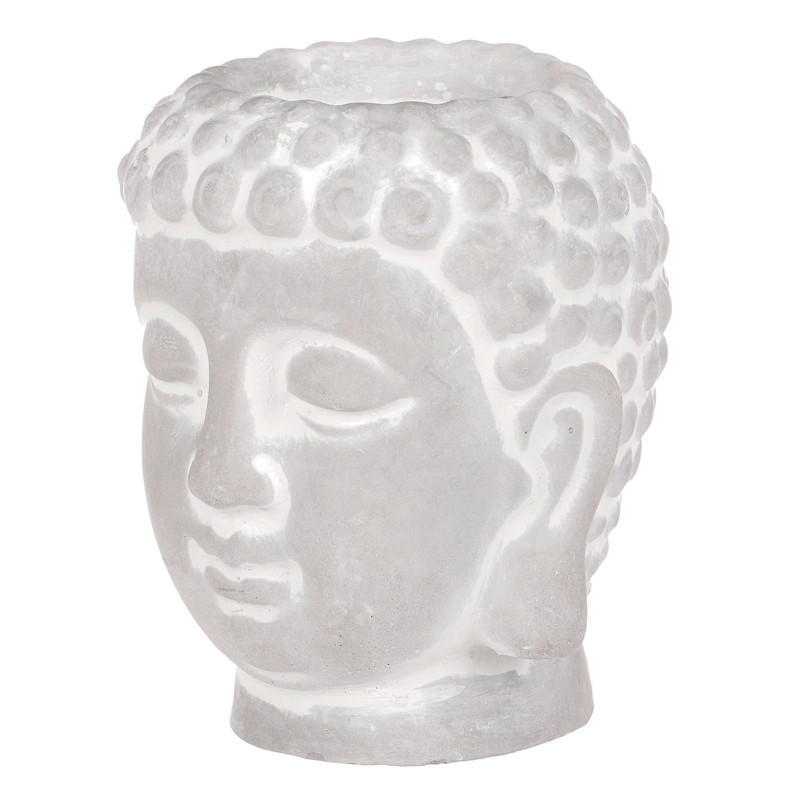 BUDDHA - šedá, Basics, kámen (8/8/9cm)