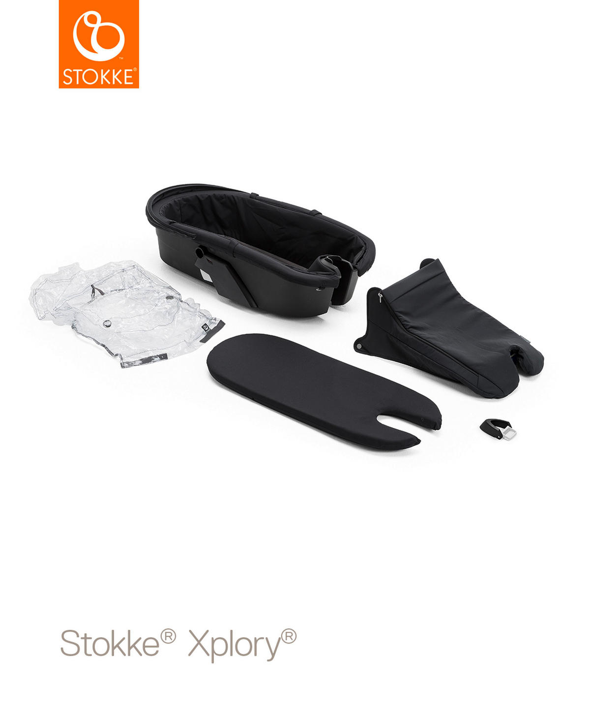 KOŠARA ZA DOJENČKA 502307  Xplory 6    99/60/40 cm       antracit, barve šampanjca  - barve šampanjca/antracit, Design, umetna masa/tekstil (99/60/40cm) - Stokke