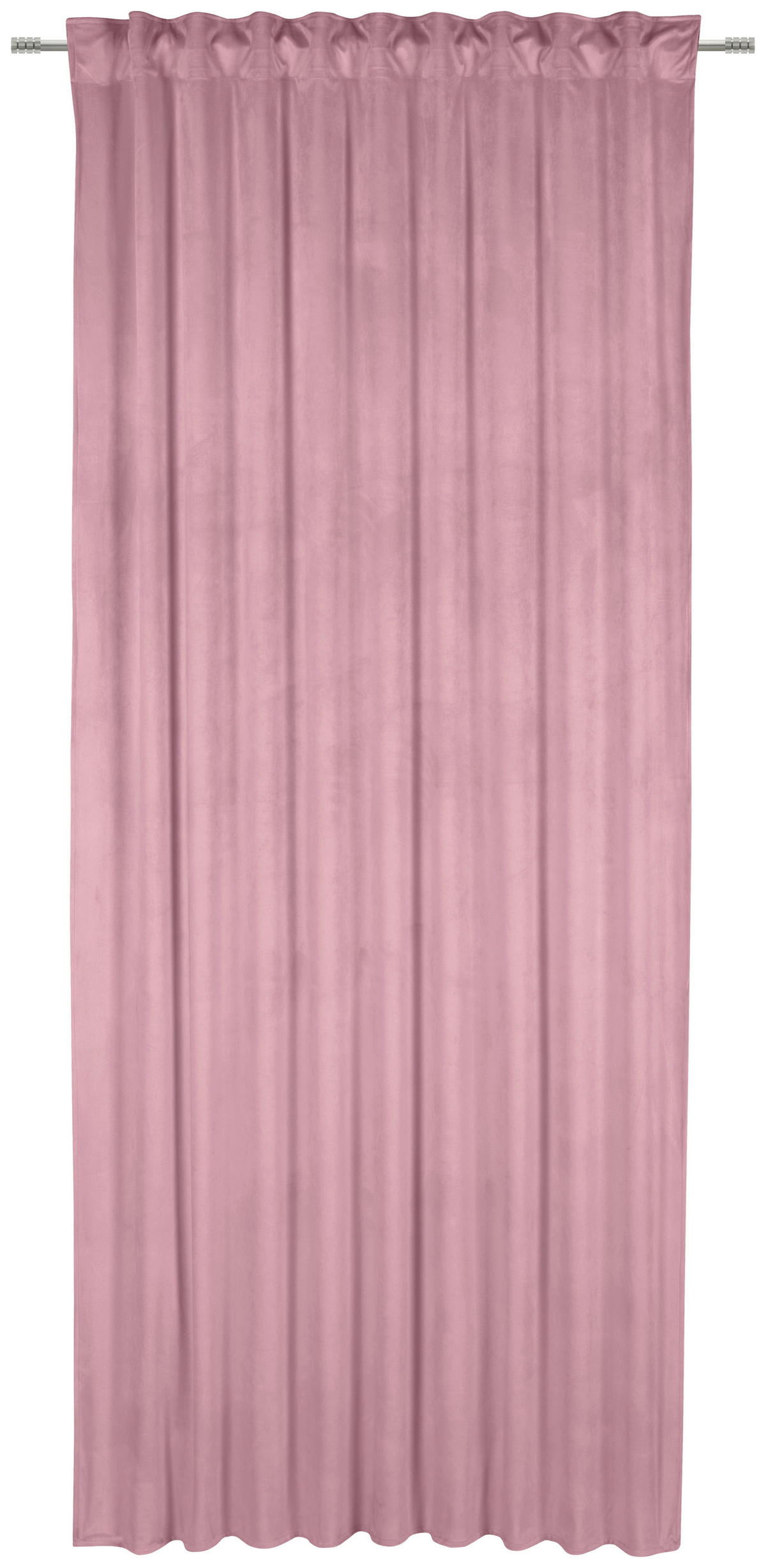 HOTOVÝ ZÁVĚS, neprůsvitné, 135/245 cm - růžová, Basics, textil (135/245cm) - Esposa