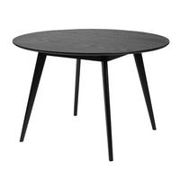 MATBORD i trä 115/115/75 cm   - svart, Klassisk, trä (115/115/75cm) - Rowico