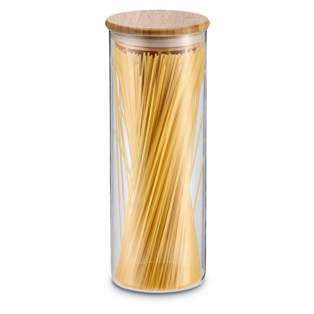 VORRATSGLÄSERSET  - Naturfarben, Basics, Glas/Holz (40/46,5/28cm) - Zeller Present