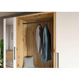 GARDEROBE  in 216/200/47 cm  - Weiß/Eiche Artisan, MODERN, Glas/Holzwerkstoff (216/200/47cm) - Voleo
